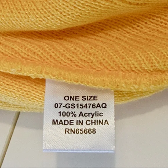 DVS Cuffed Golden Harvest Action Beanie NWOT OS - Picture 3 of 4